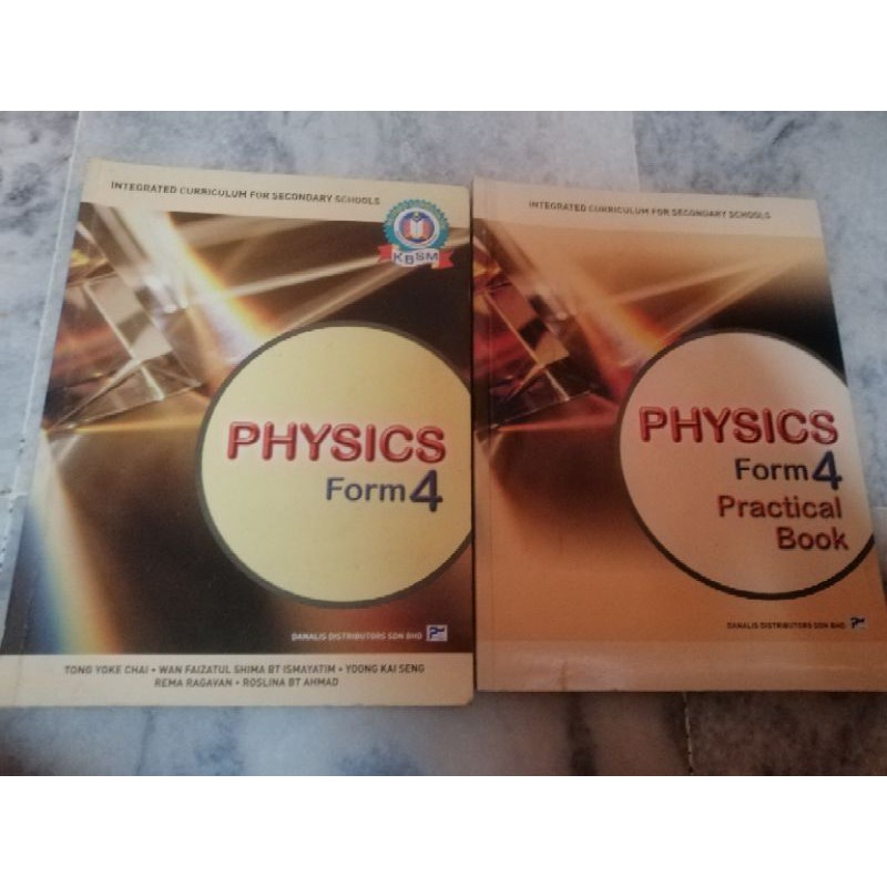 Physics Form 4 textbook and practical book | Shopee Malaysia