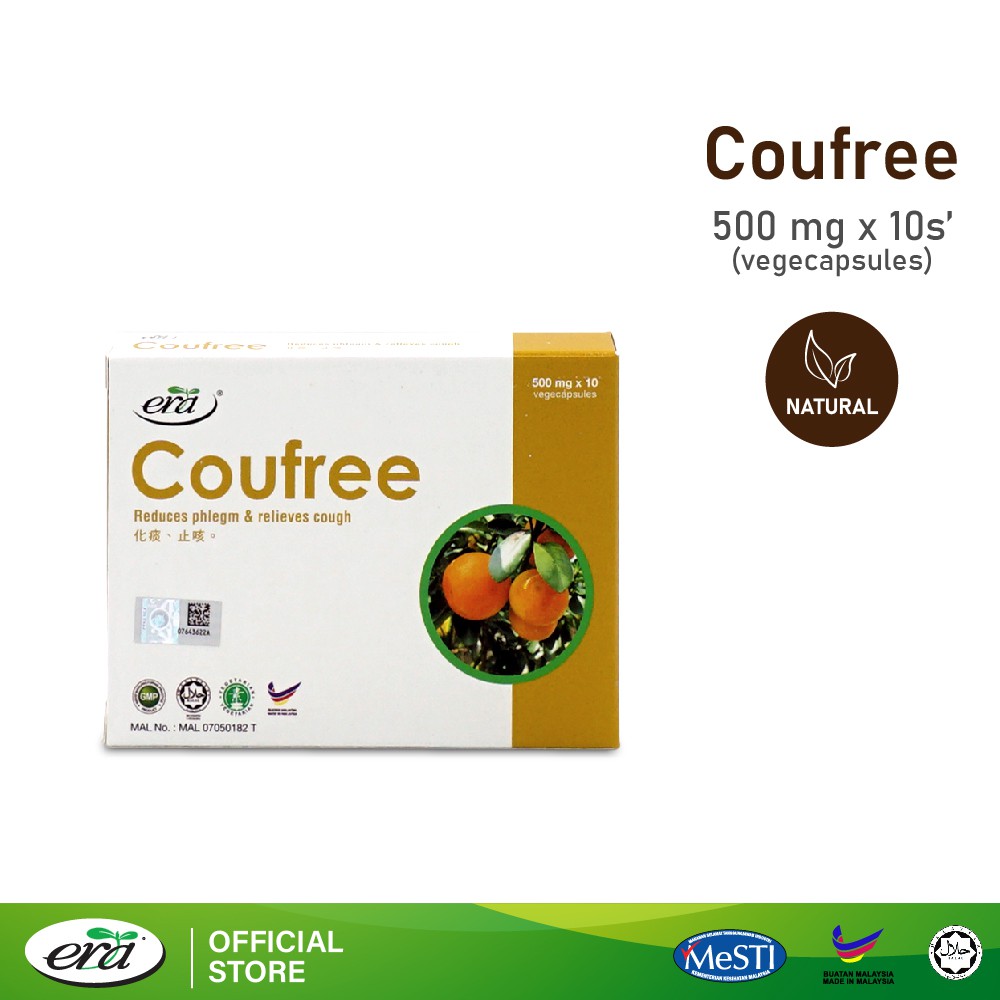 Era Herbal Coufree 10 S Reduces Phlegm Cough 咳嗽药 祛痰 Shopee Malaysia