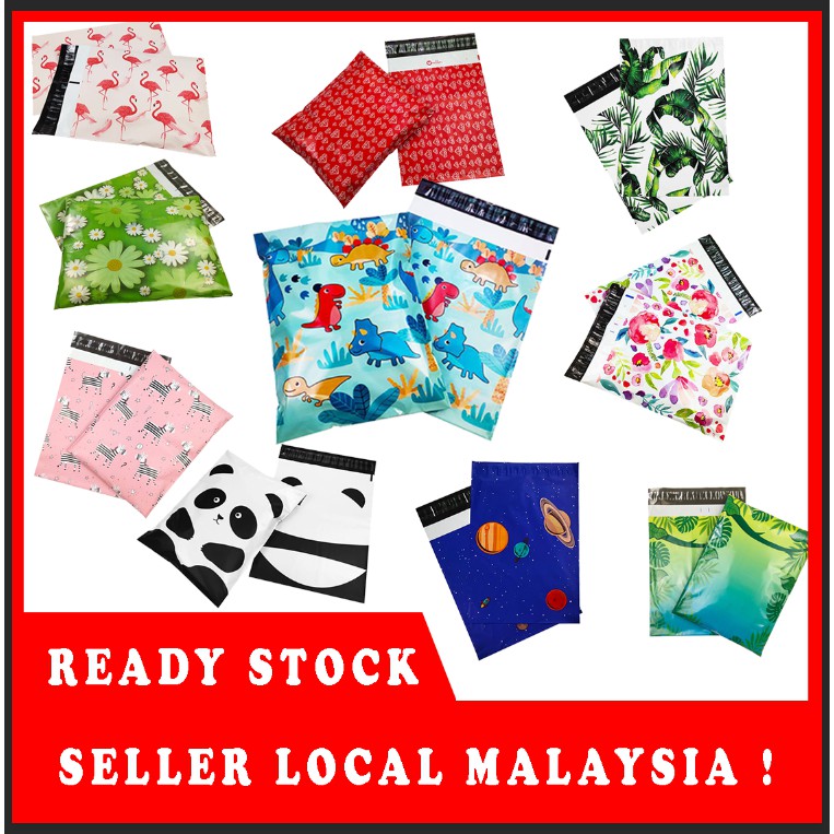 MALAYSIA S,M,L,XL 1pcs Courier Bag Parcel Flyers Packaging Plastic Shipping Postage