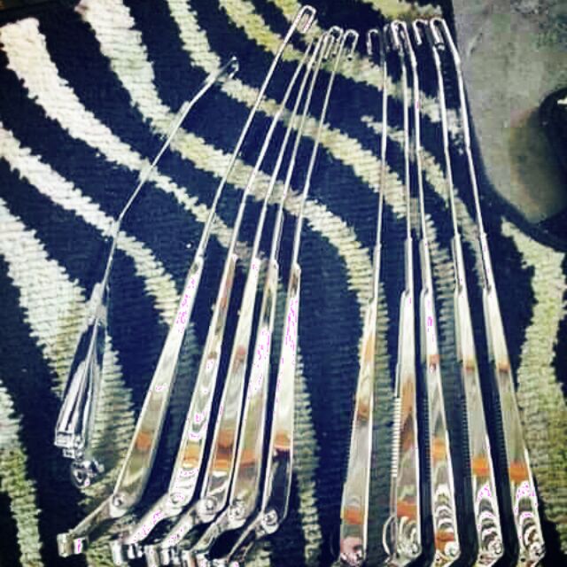 Wiper arm chrome kancil petak/belalang cermin depan Shopee Malaysia