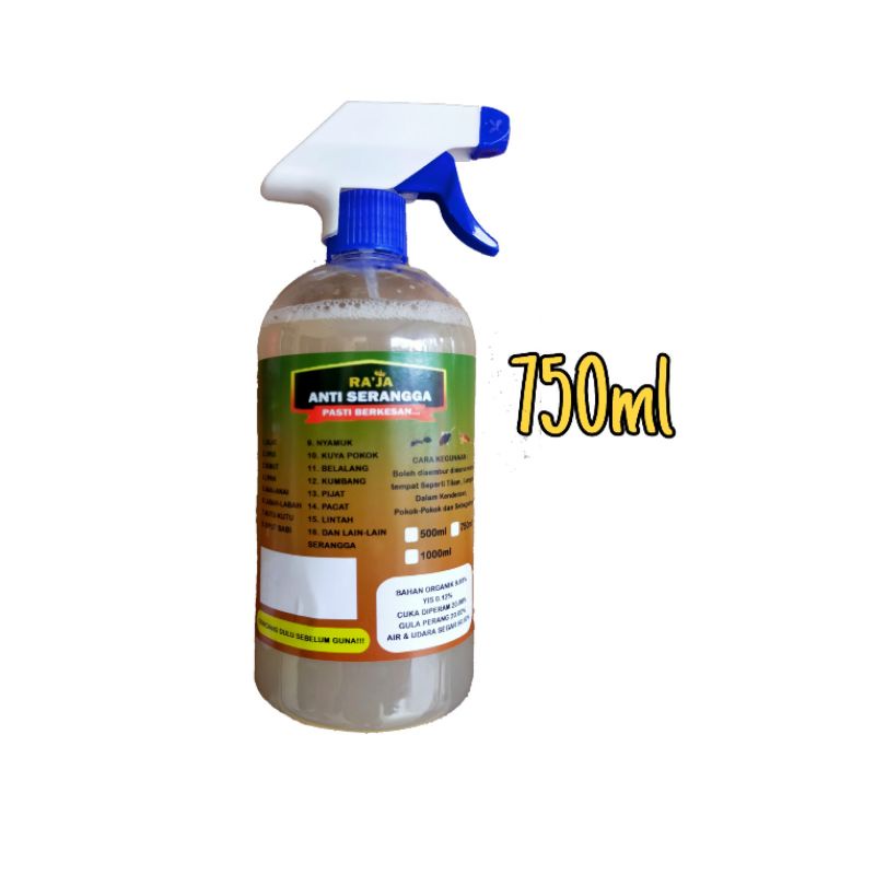 [750ml] RAJA SPRAY ANTI SERANGGA (PATI+BOTOL SAJA) Shopee Malaysia
