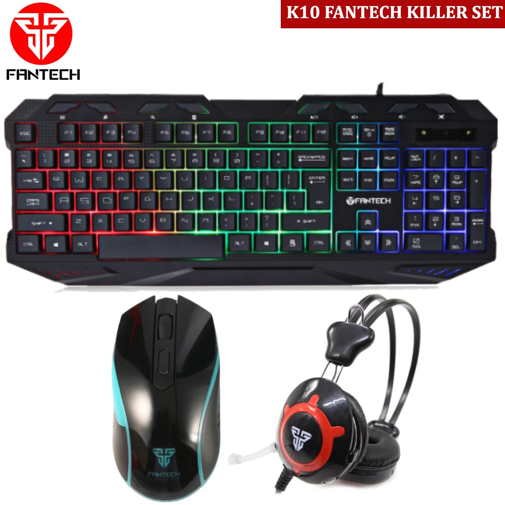 FANTECH K10 Professional Gaming Set (Keyboard + Headset
