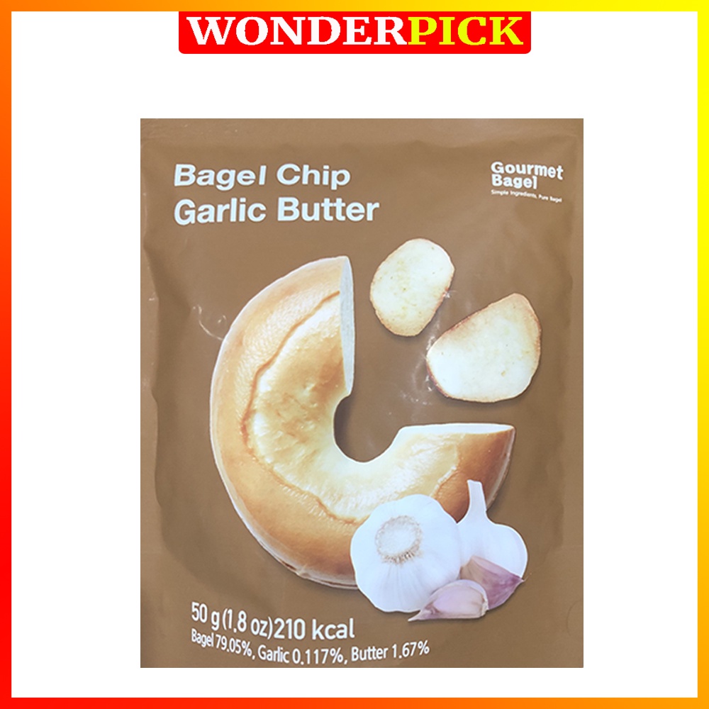 Korean Bagel Chip Garlic Butter 50g Shopee Malaysia