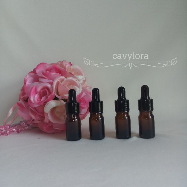 [READY STOK] 5ML Amber glass / Bottle Serum / Essential Bottle (1 SET = 20 PCS)