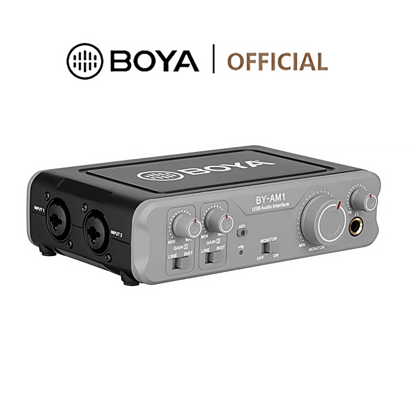 BOYA DualChannel Audio Interface Phantom Power (6.35mm) BYAM1