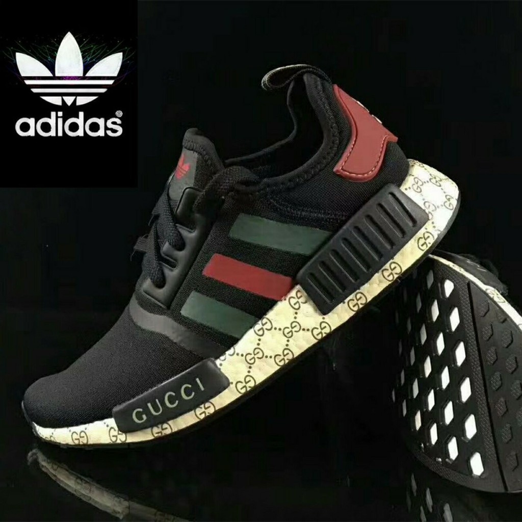 Gucci x Adidas Primeknit NMD White Bee First Look