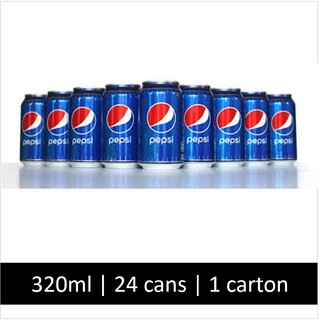 Pepsi 320ml X 24 Can (1 Carton) | Shopee Malaysia