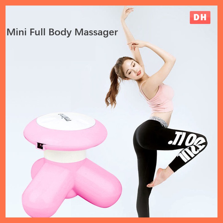 Mini Massager Electric Neck Head Massage Machine Vibrator Body Hair Scalp Tool Pillow Mesin Urut Badan Kaki Muka