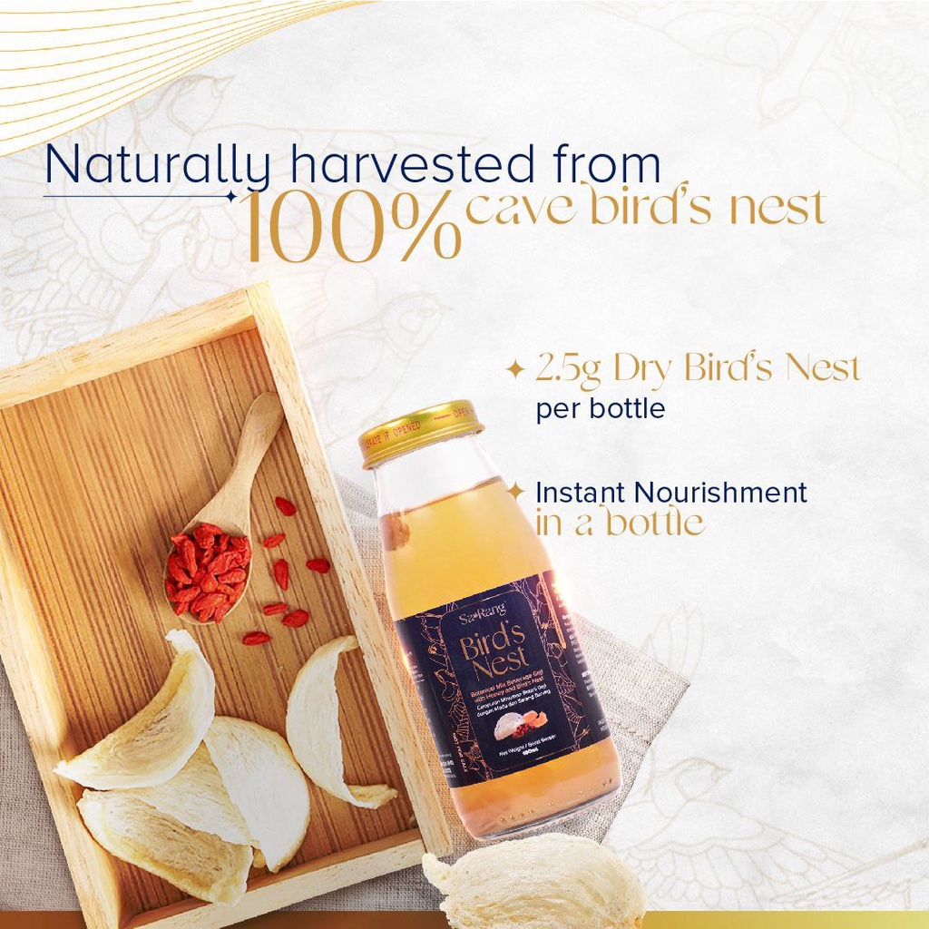 SARANG BOTANICAL MIX BEVERAGE GOJI WITH HONEY AND BIRD'S NEST SARANG