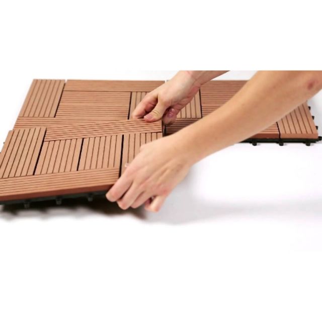 Floor Deck Wooden Floor DIY  Outdoor Flooring Deck Tile 