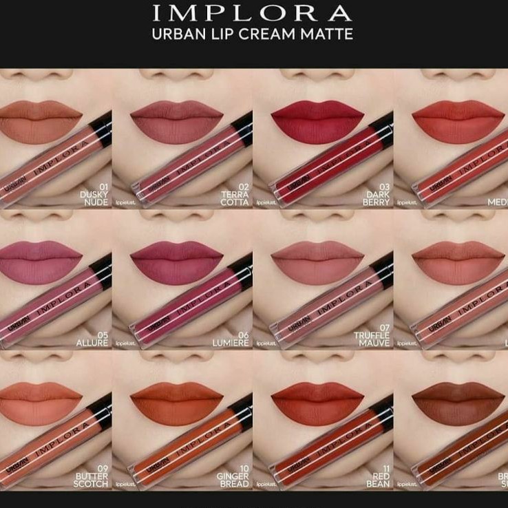 New Variant Implora Lip Cream Matte Shopee Malaysia