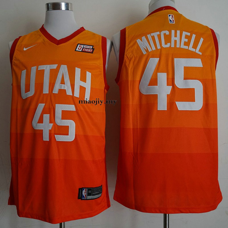 orange donovan mitchell jersey