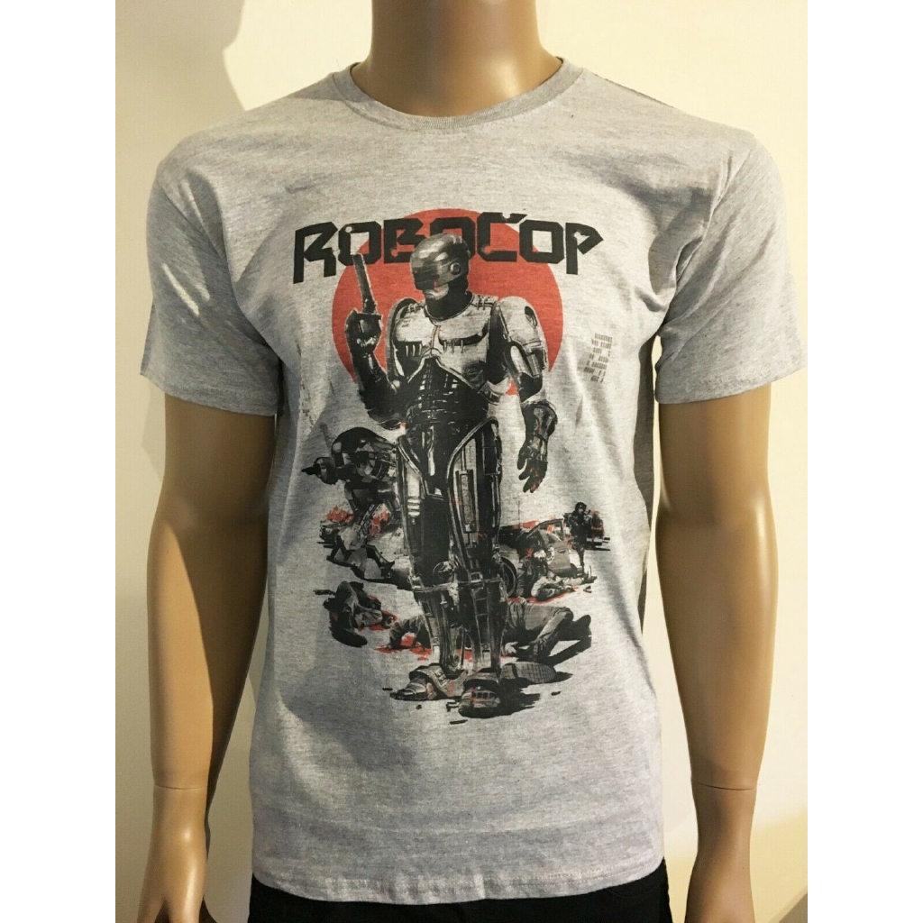Robocop T-Shirt Movie Sunshine Adult Black Tee Shirt 