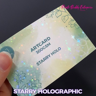 [Print-Own-Design] Starry Holographic Printing (Paper / Card / Stickers / Label / Postcrossing)