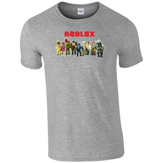 Roblox T Shirt Prison Life Builder Video Games Funny Ps4 Xbox Men Tee Top Grey - ps4 shirt roblox