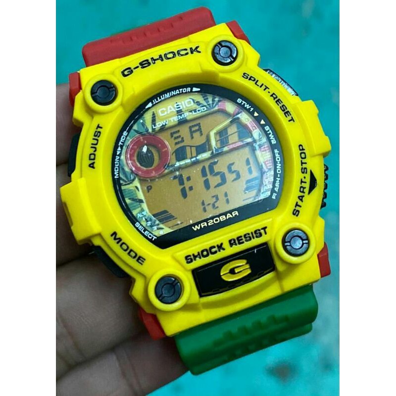 g shock mat moto tough solar kuning