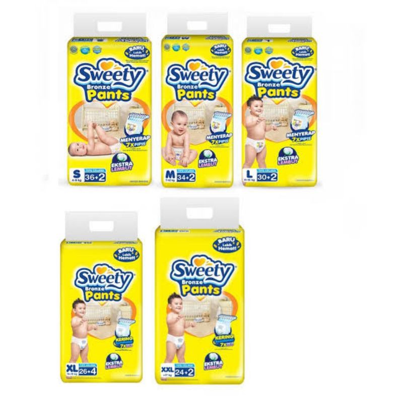 pampers sweety bronze