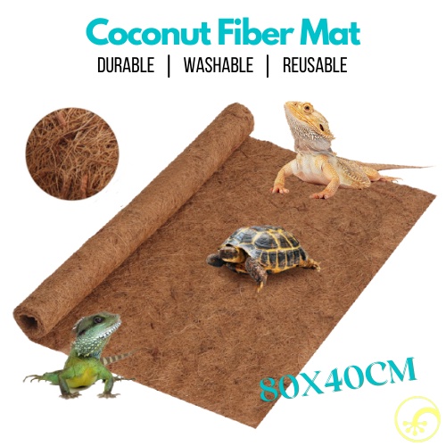 [ready Stock]natural Coconut Substrate Fiber Mat Liner Carpet Terrarium 