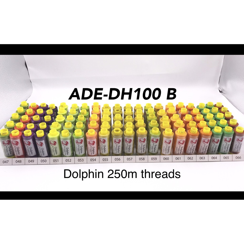 ADE-DH100 (B) Benang Jahit Dolphin 250M | Shopee Malaysia