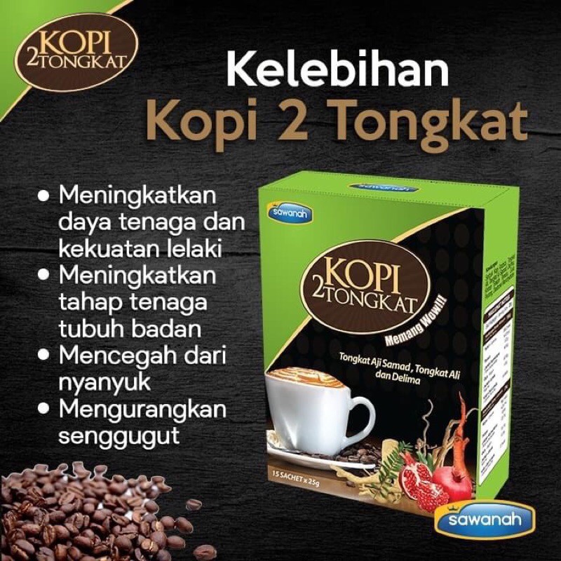 Kopi 2 Tongkat Minuman Bertenaga