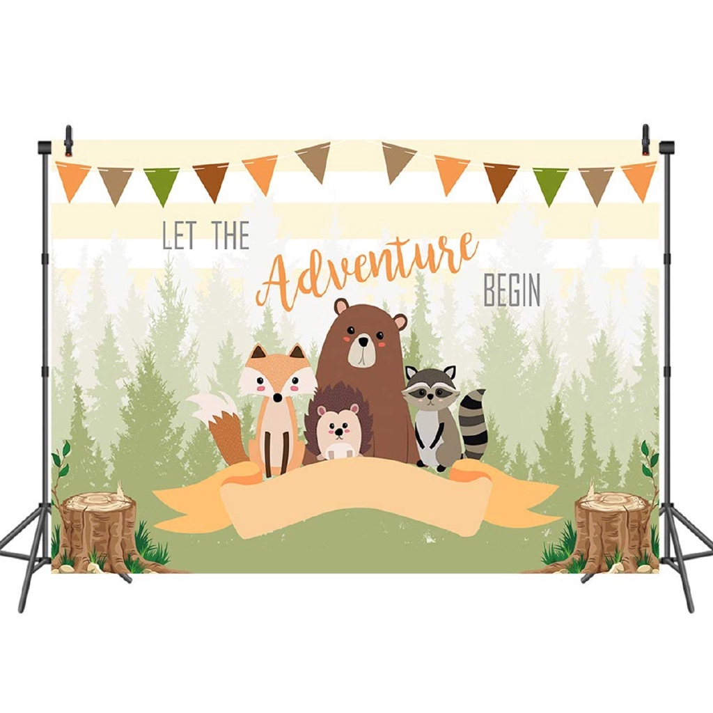 Woodland Baby Shower Decorations Kids Birthday Party Supplies