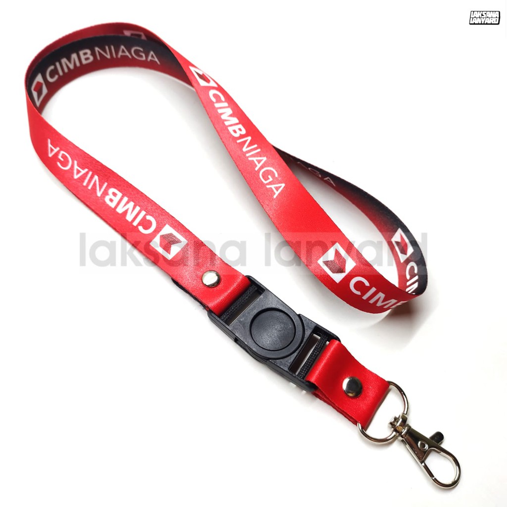 Cimb Commerce PRINTING ID Card Strap Lanyard