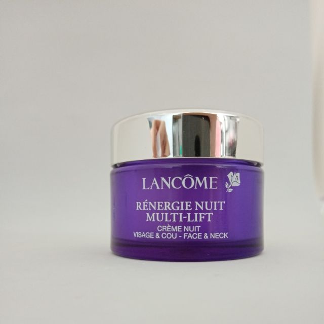 Lancome 15ml Renergie Nuit Multi Lift Creme Nuit Visage Cou Face Neck Shopee Malaysia