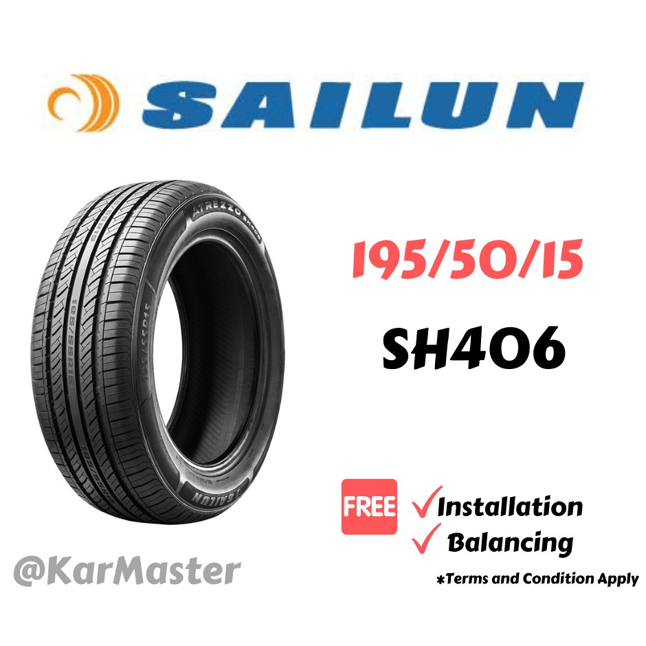 Buy 195 50 15 Sailun Sh406 With Installation Seetracker Malaysia