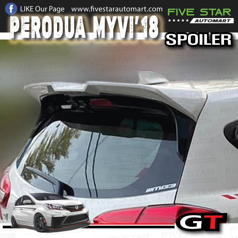 Perodua Myvi 2018 Gt Spoiler Shopee Malaysia