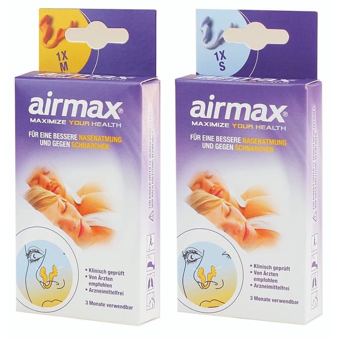 Airmax Anti Snoring Nasal Dilator Breathe Better Through The Nose Good Night And Get Woken 6444
