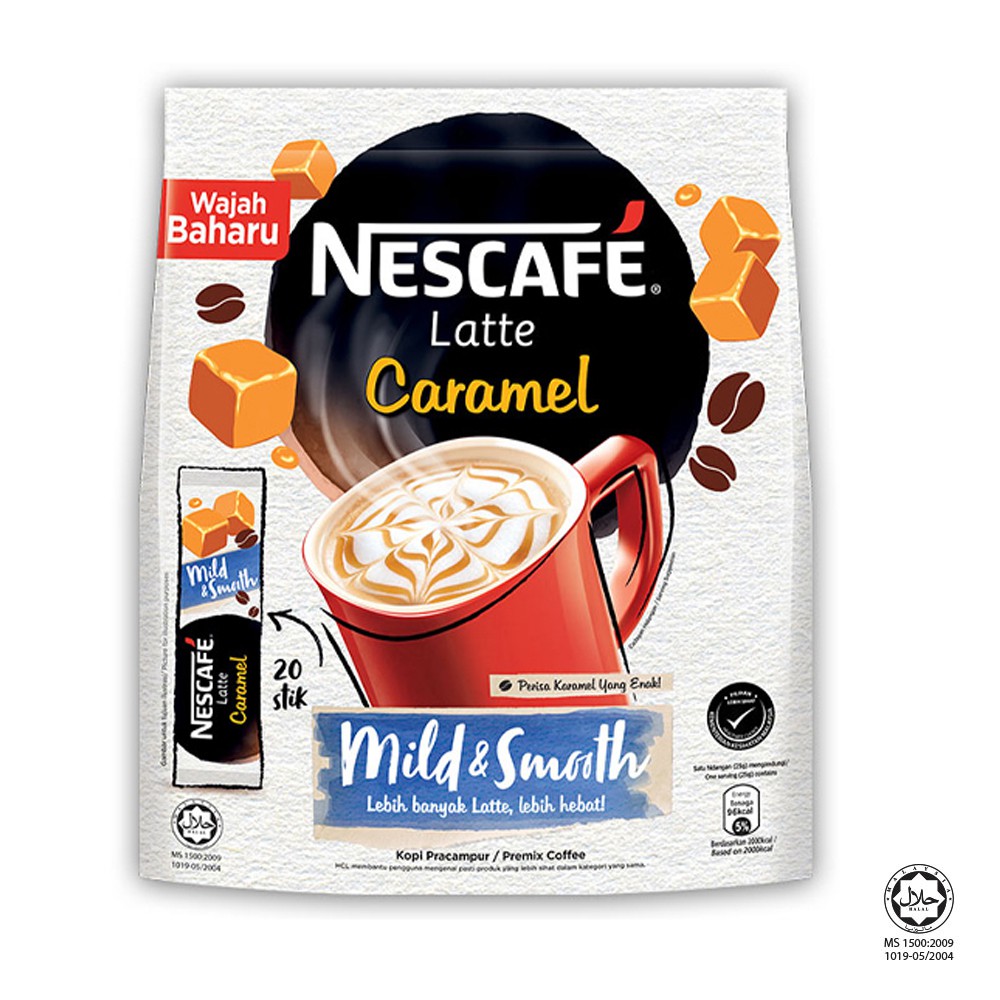 (SAME DAY DELIVERY)NESCAFE Latte Caramel Stp 20 X 25g Shopee Malaysia