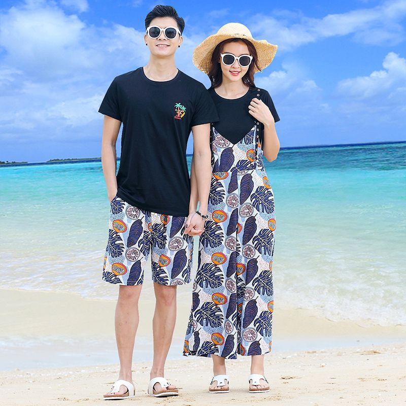 couple beach dress