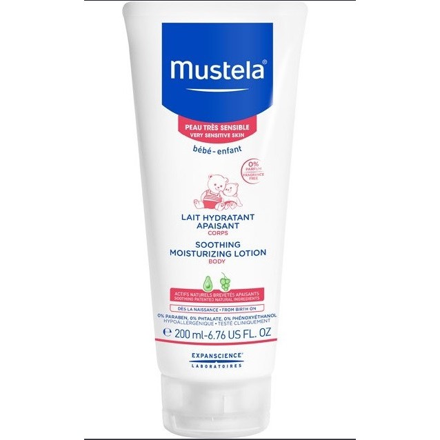 MUSTELA SOOTHING MOISTURIZING LOTION FOR BODY 200ML | Shopee Malaysia