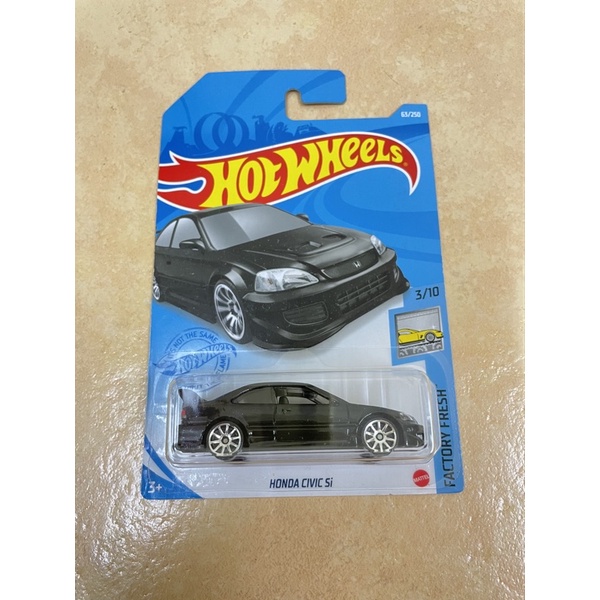 Hot Wheels Honda Civic Si (black) Shopee Malaysia