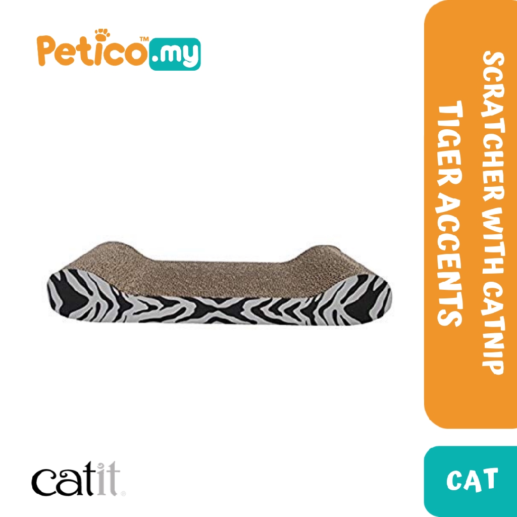 Catit Scratcher with Catnip Tiger Accents