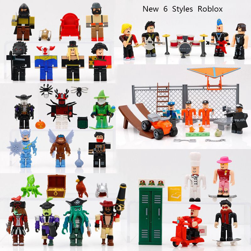 Unz New Roblox Game Character Accessory Mini Action Figure Kids Xmas Gift Toy No Box Shopee Malaysia - roblox zombie attack action figures playset 21pcs toy
