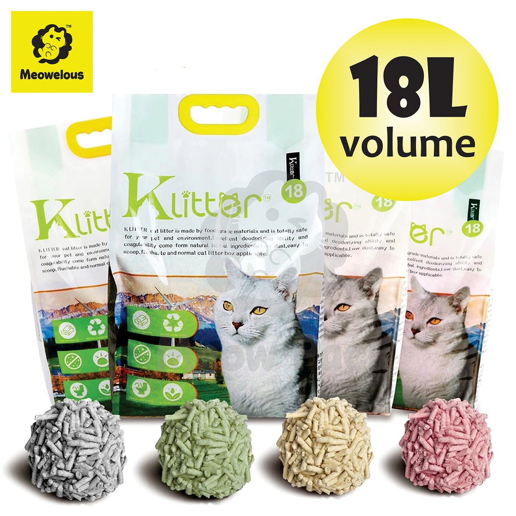 Meowelous Klitter Tofu Cat Litter 18L Shopee Malaysia