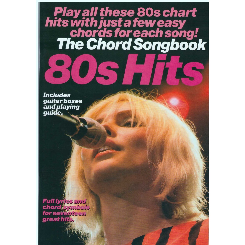 The Chord Songbook 80s Hits (25Cm X 17CM) /Guitar Chord Book / Song Book / Voice Book