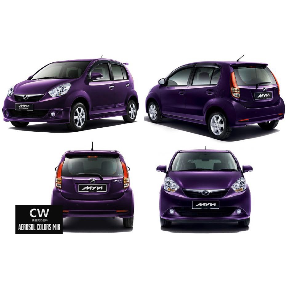 Perodua Myvi Mystical Purple P11 Touch Up Paint Aikka Cw Diy Cat Aerosol Spray Bottle 370ml Purple Myvi 补漆 紫色 Ungu Shopee Malaysia