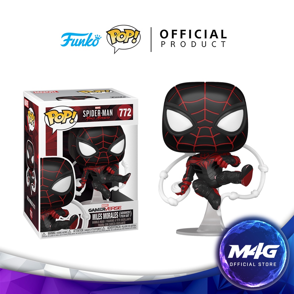 Funko Pop! Games 772: Spider-man: Miles Morales - Miles Morales ...