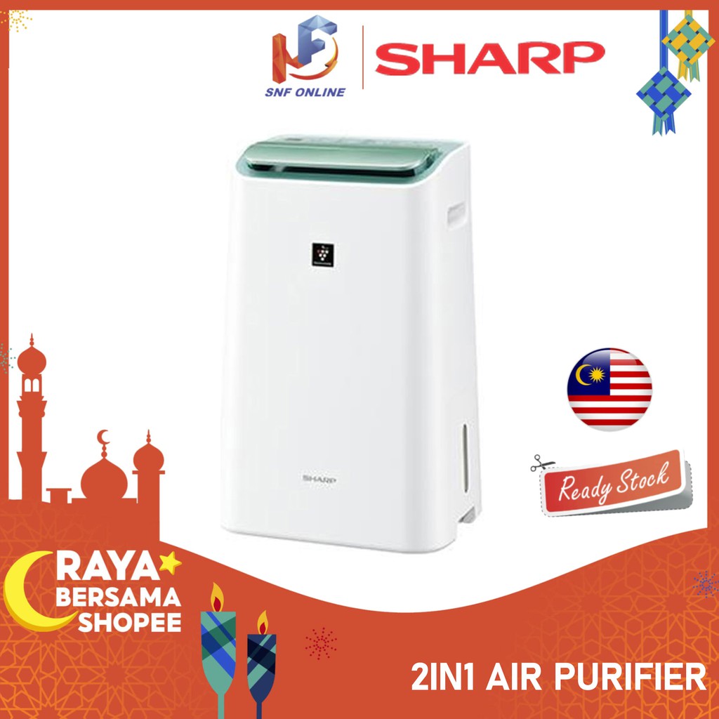 Sharp 2 in 1 Air Purifier Dehumidifier DWE16FAW DWE16FAW Shopee
