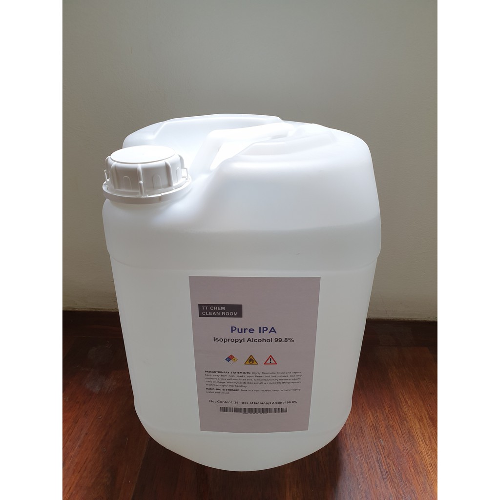 Isopropyl alcohol (IPA) 99.8, 25 litres [Limit 1 unit per order