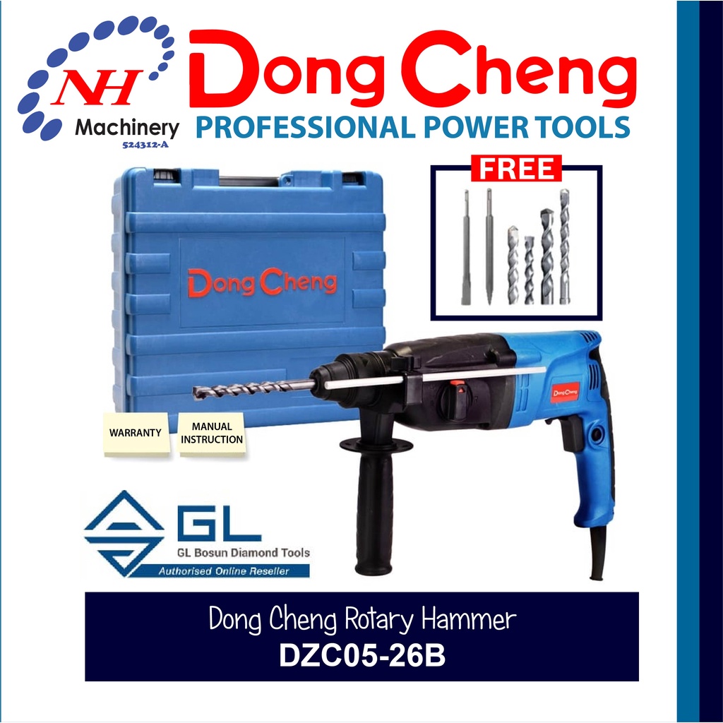 Dongcheng Dzc05 26b 3in1 Rotary Hammer Shopee Malaysia