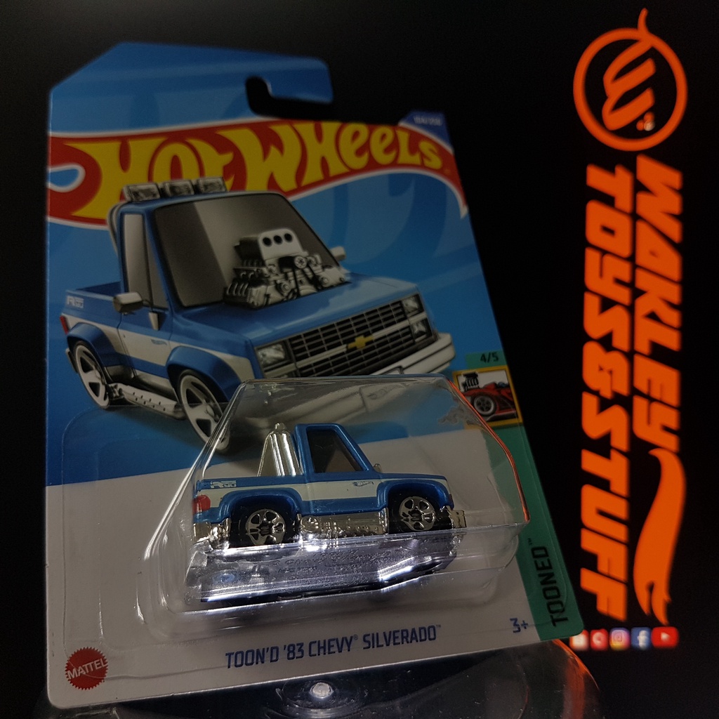 Hot Wheels TOONED TOON D CHEVY SILVERADO Shopee Malaysia