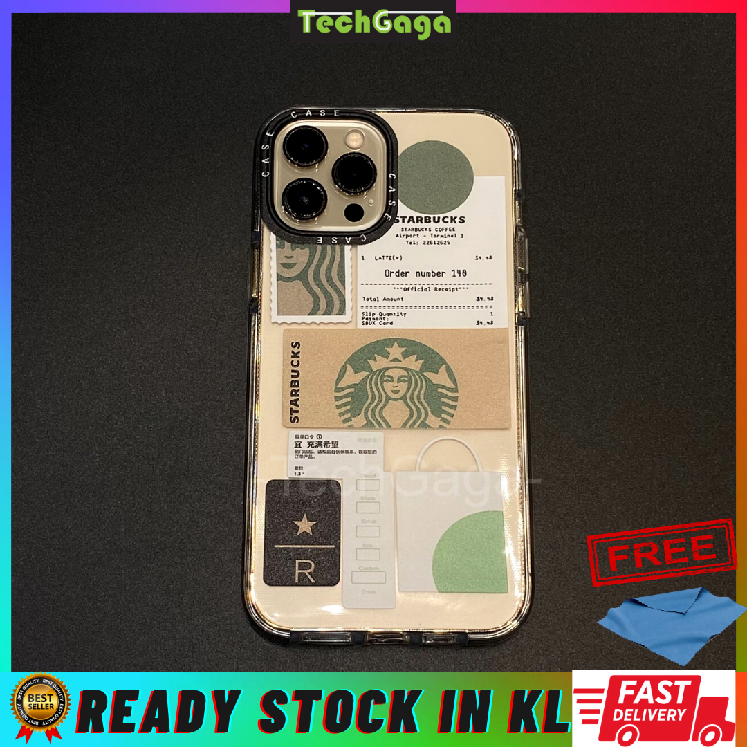 [READY STOCK] Starbucks Impact Casing Iphone 12 11 Pro Max XS MAX XR X