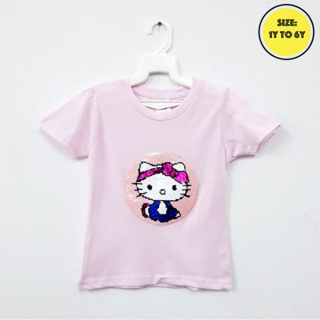 2y🔥🔥CLEARANCE SALES!!🔥🔥 Hello Kitty Sequins T-shirt