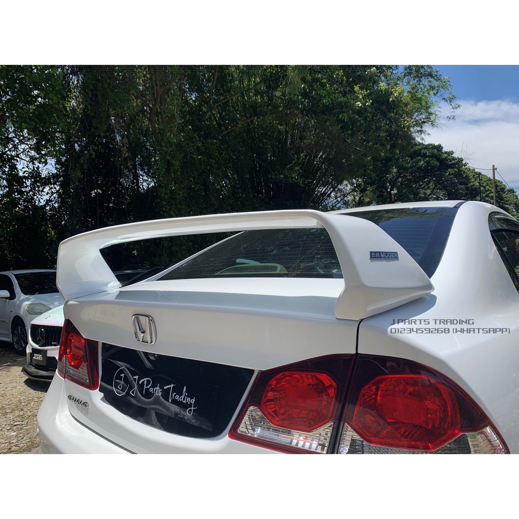 Honda Civic FD Type R Spoiler ABS Material Mugen Spoiler MugenR Spoiler ...