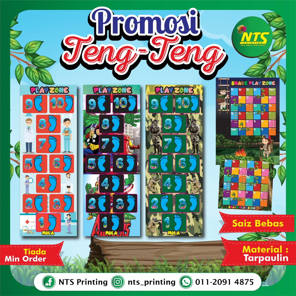 Buy TENG-TENG/PERMAINAN TRADISONAL/PKP/MAINAN KANAKKANAK/GAME ULAR/GAME