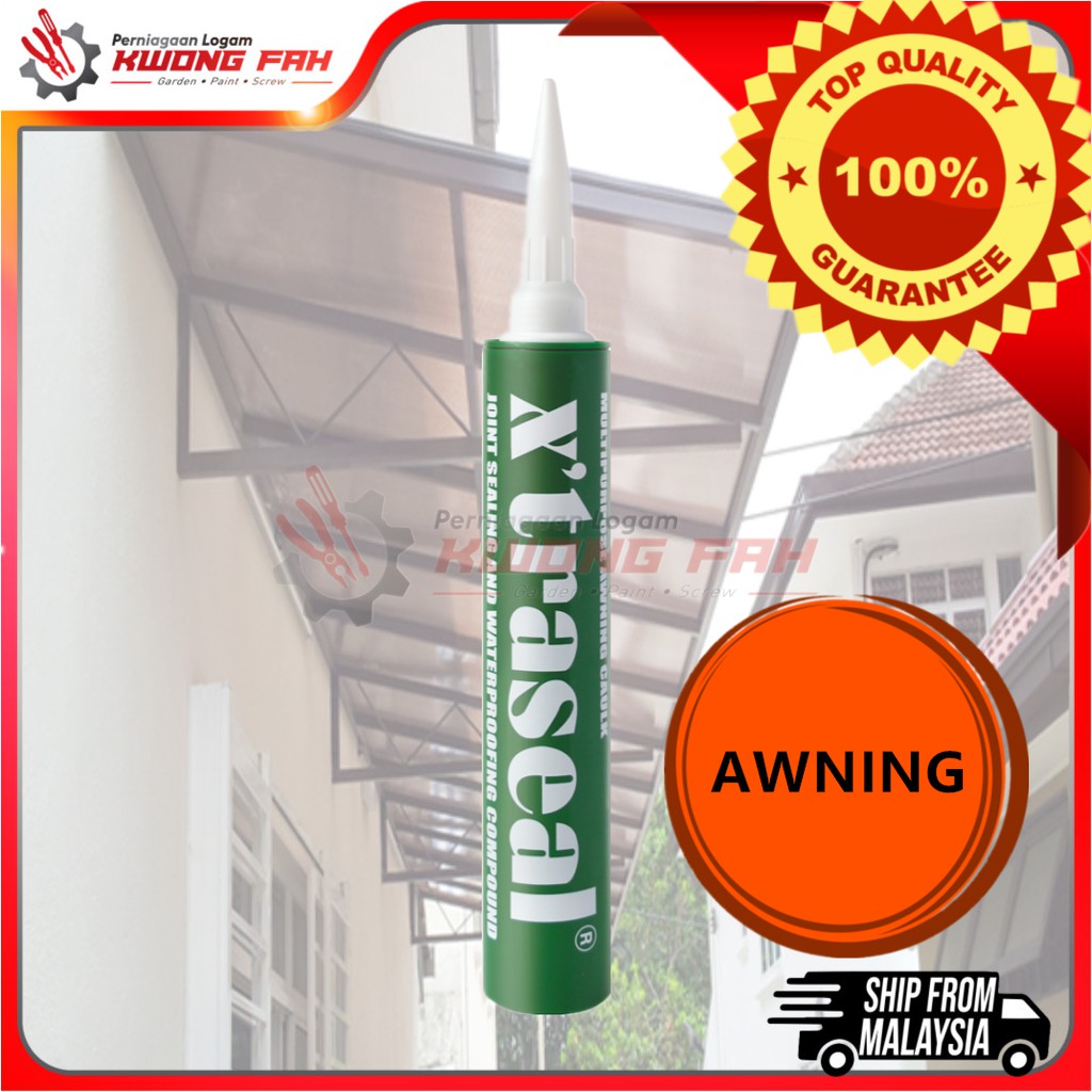 Xtraseal Awning And Roofing Caulk Silicone 400ml Shopee Malaysia 1329