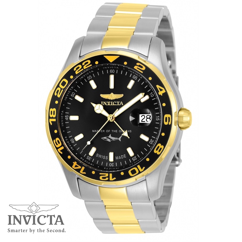 Invicta Pro Diver Swiss Made GMT Master of Oceans 100m Stainless Steel  Bracelet Watch | Shopee Malaysia